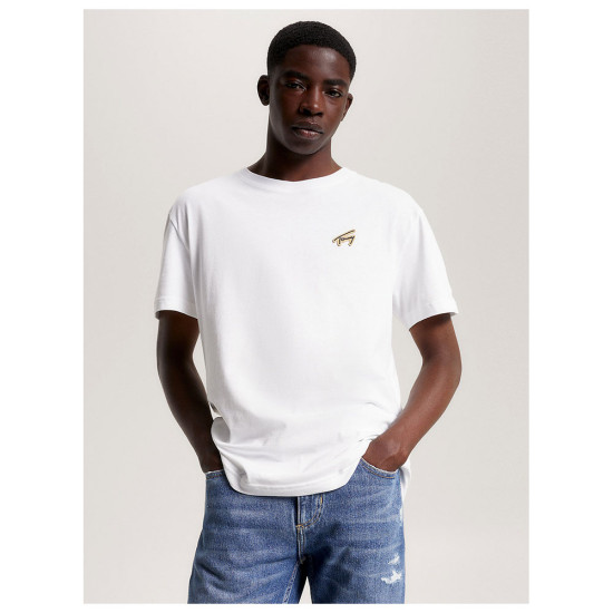 Tommy Hilfiger Ανδρική κοντομάνικη μπλούζα Classic Gold Signature Tee